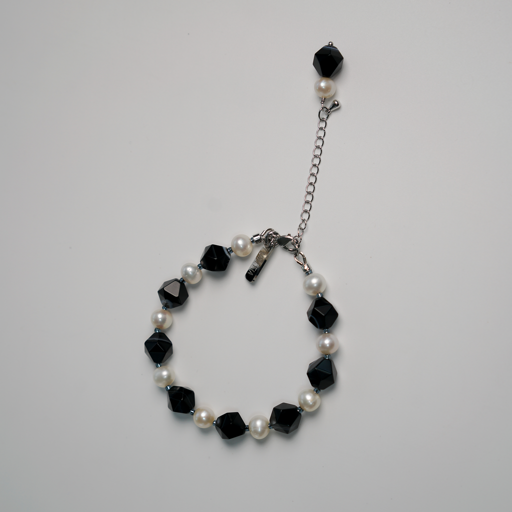 Pearl Bracelet 03 | Agate & Pearl Bracelet | Lumefia