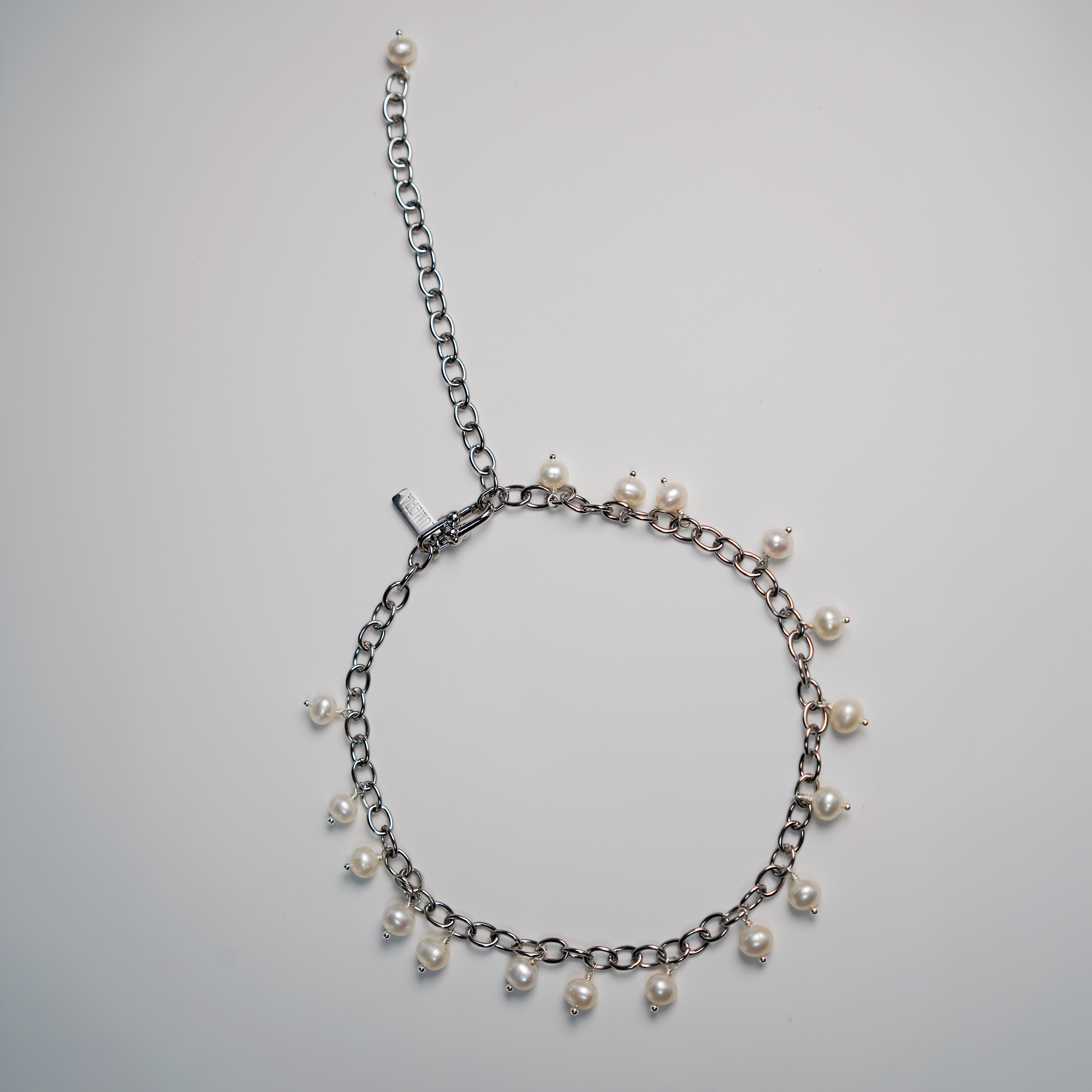Pearl Cascade | Chain & Freshwater Pearl 2-Way Necklace | Lumefia