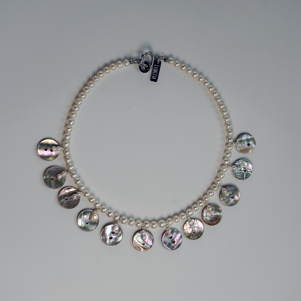 Shimmer Fragments | Shell & Pearl Choker