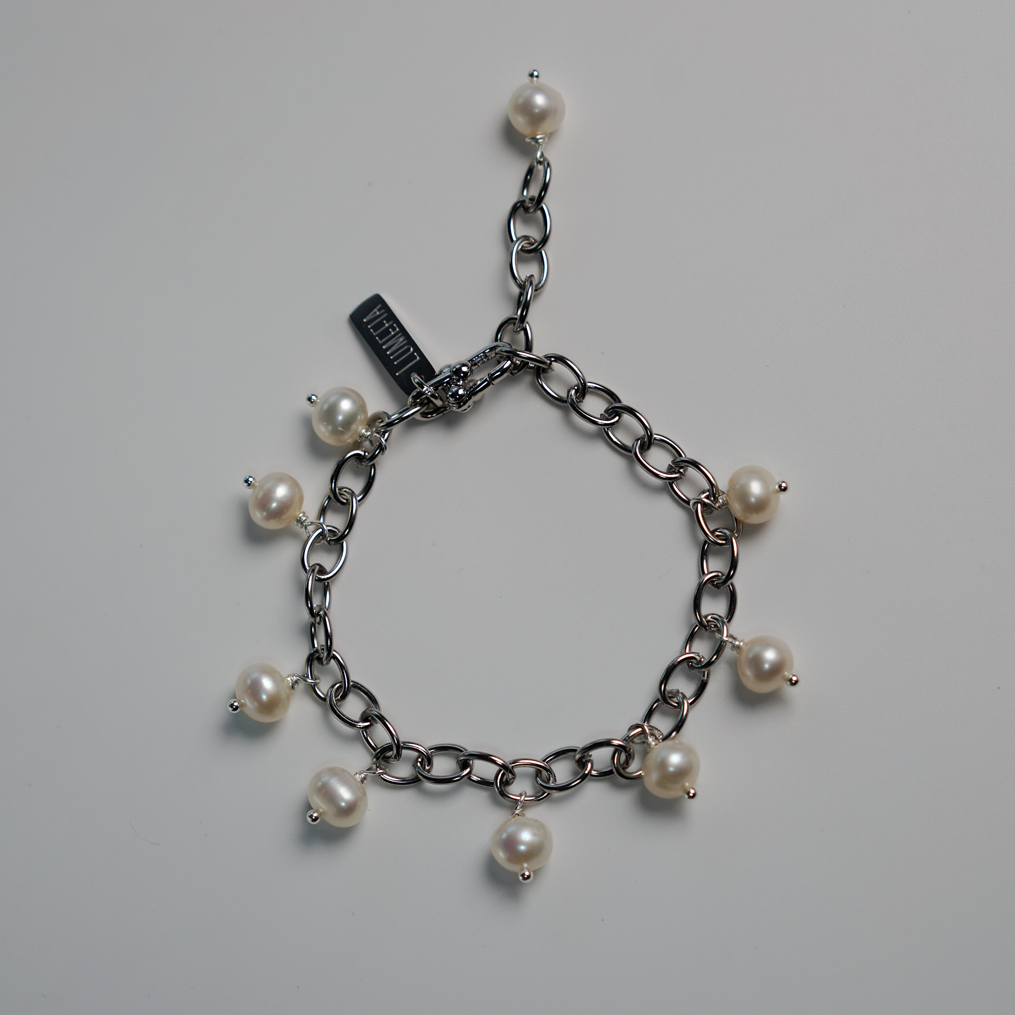 Pearl Bracelet 04 | Freshwater Pearl Chain Bracelet | Lumefia