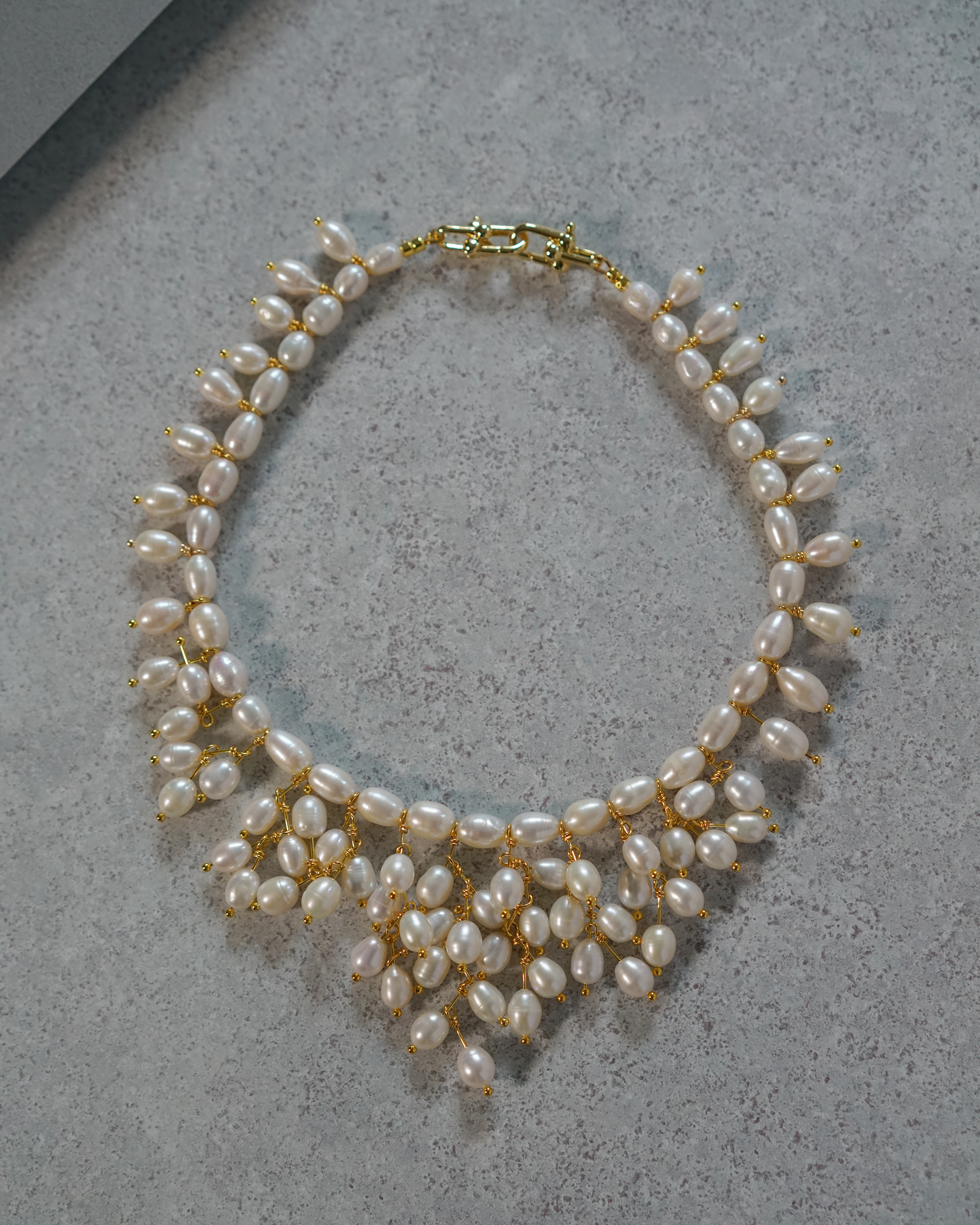 Lumen Cluster — Pearl Cluster Necklace