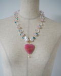 Soaring Heart — Quartz, Baroque Pearl & Agate Necklace