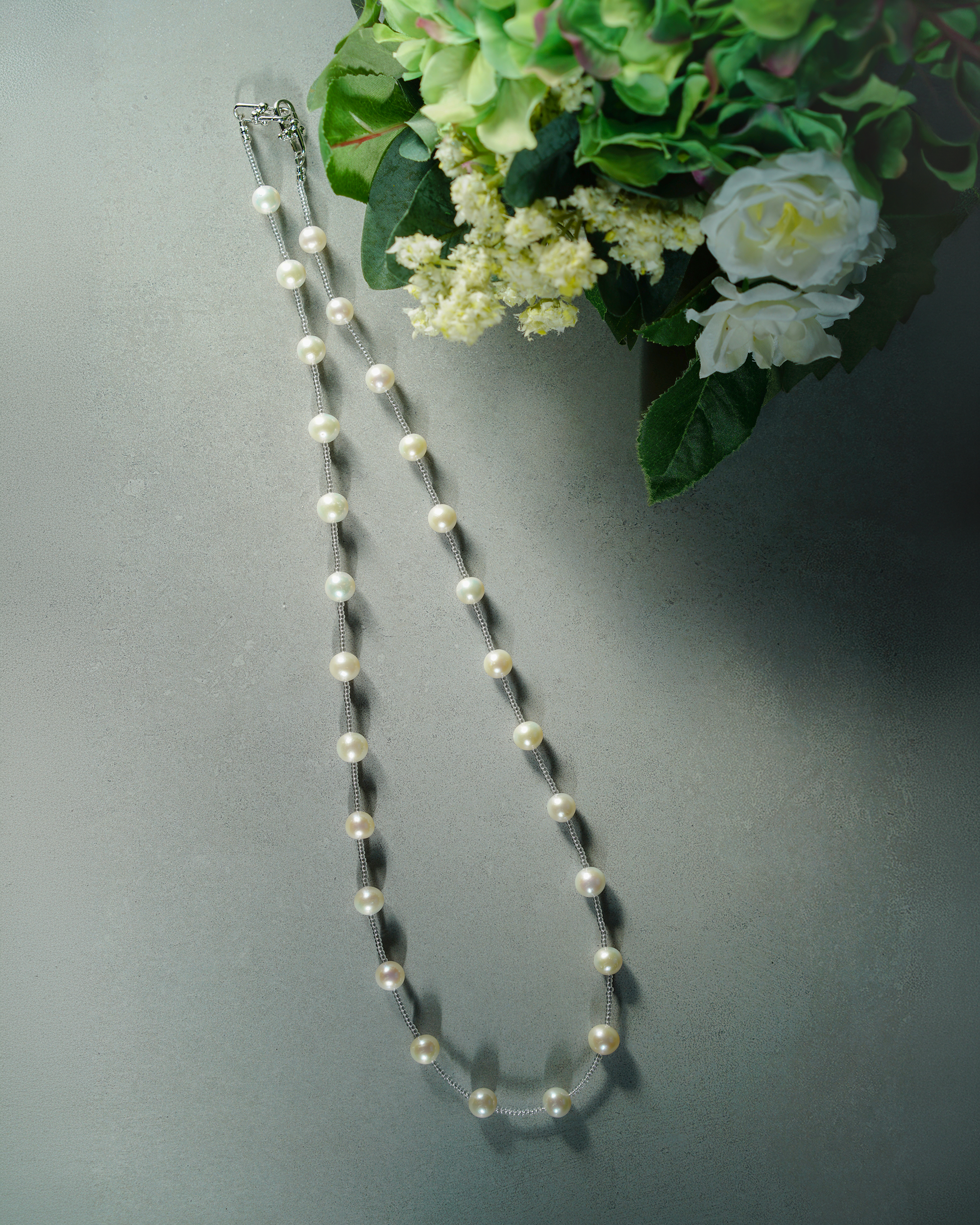 Star Trace — 2-Way Edison Pearl & Glass Necklace