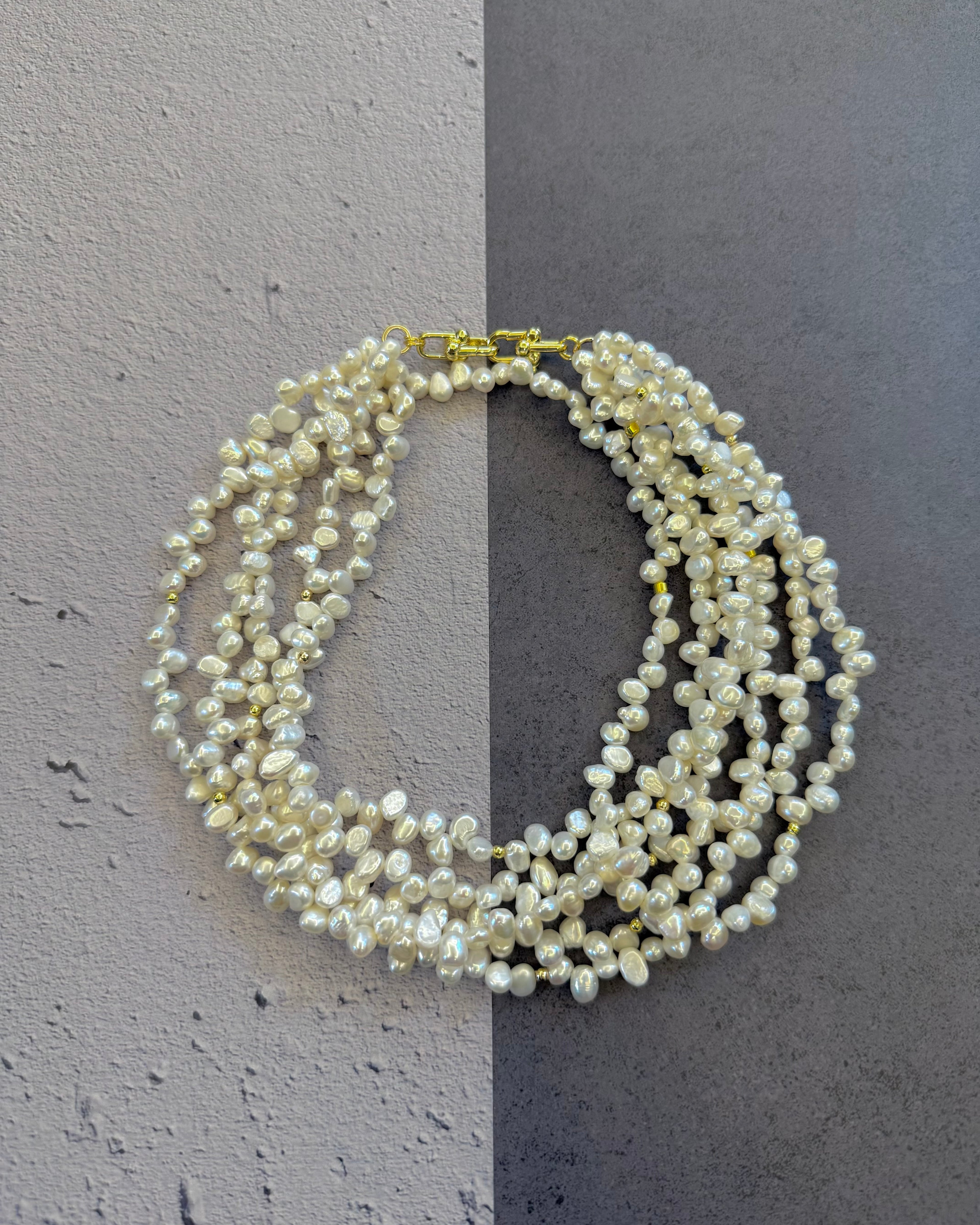 Pearl Cloud — Pearl Multi-Strand Necklace