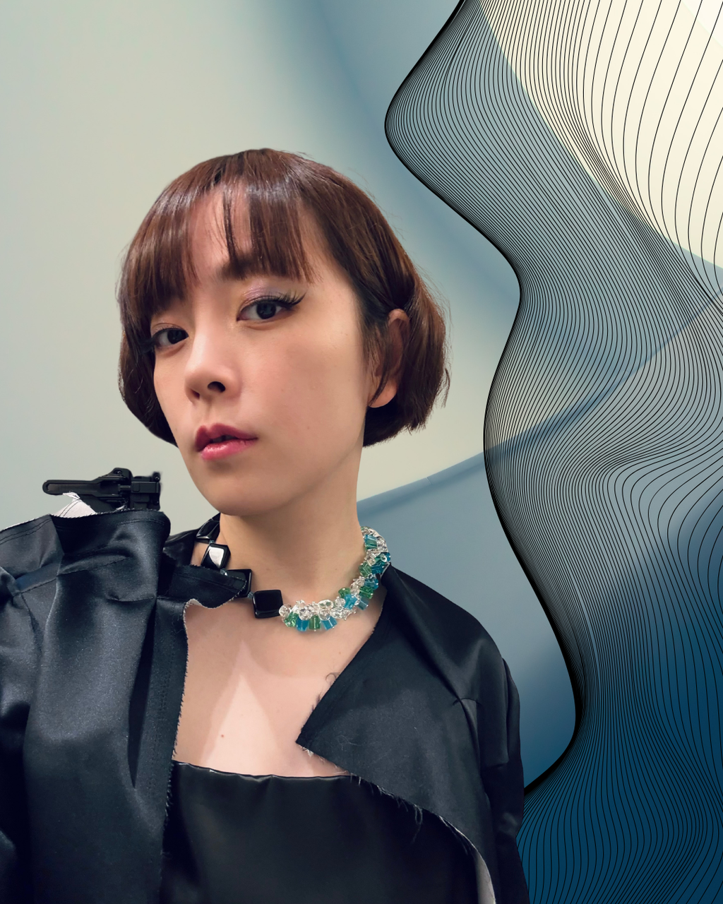 Concrete Belle — Baroque Pearl, Agate & Quartz Necklace