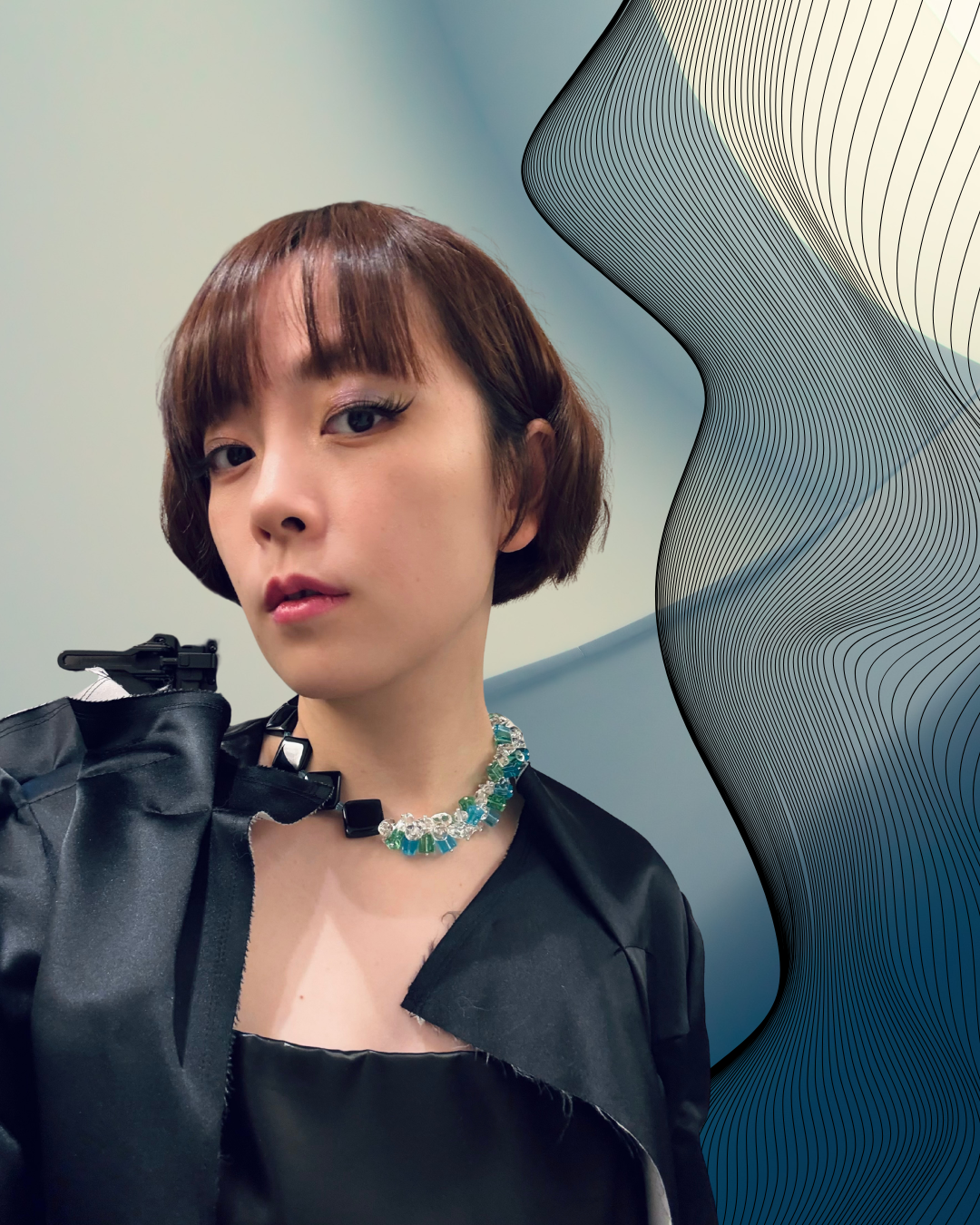 Concrete Belle — Baroque Pearl, Agate & Quartz Necklace
