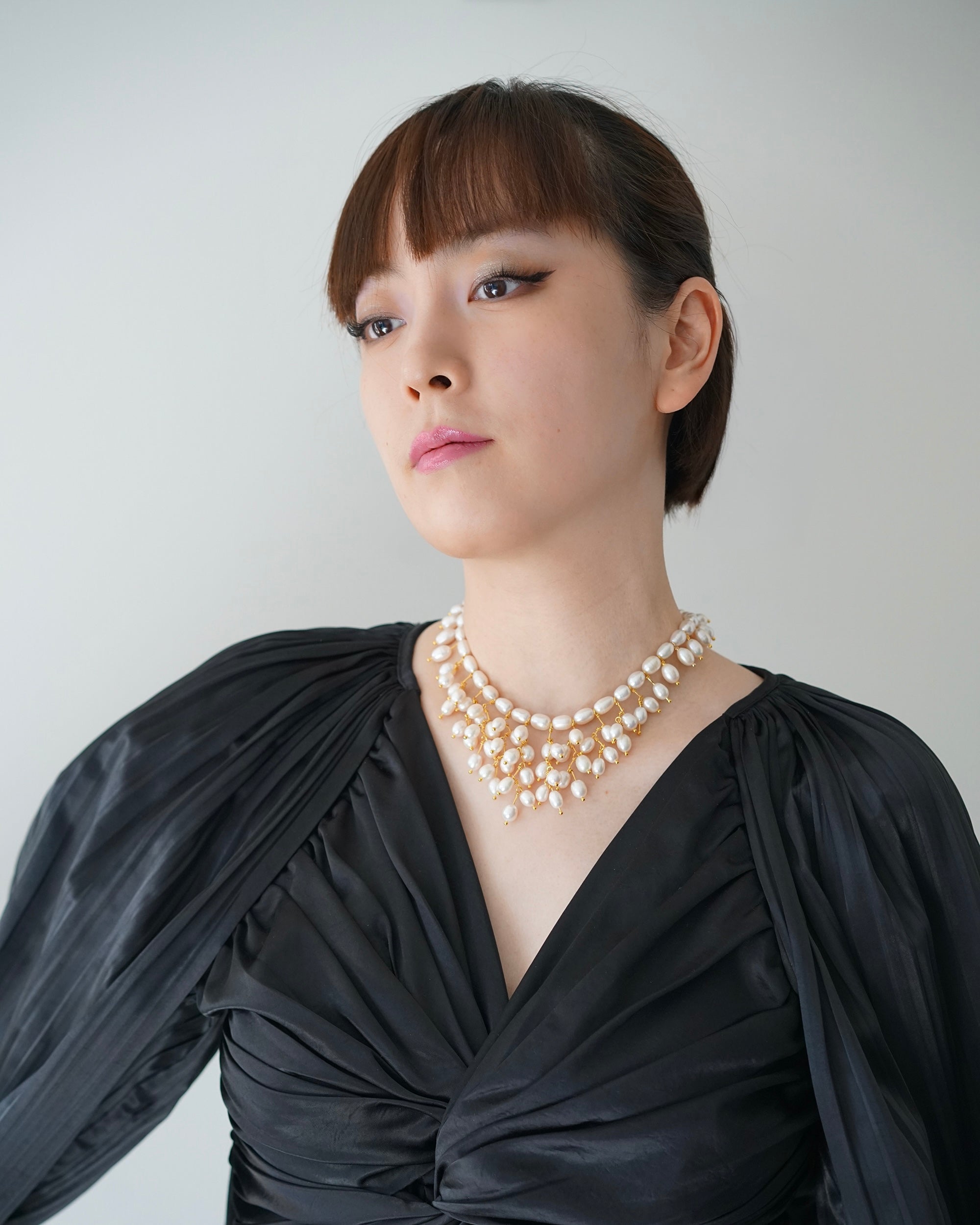 Lumen Cluster — Pearl Cluster Necklace