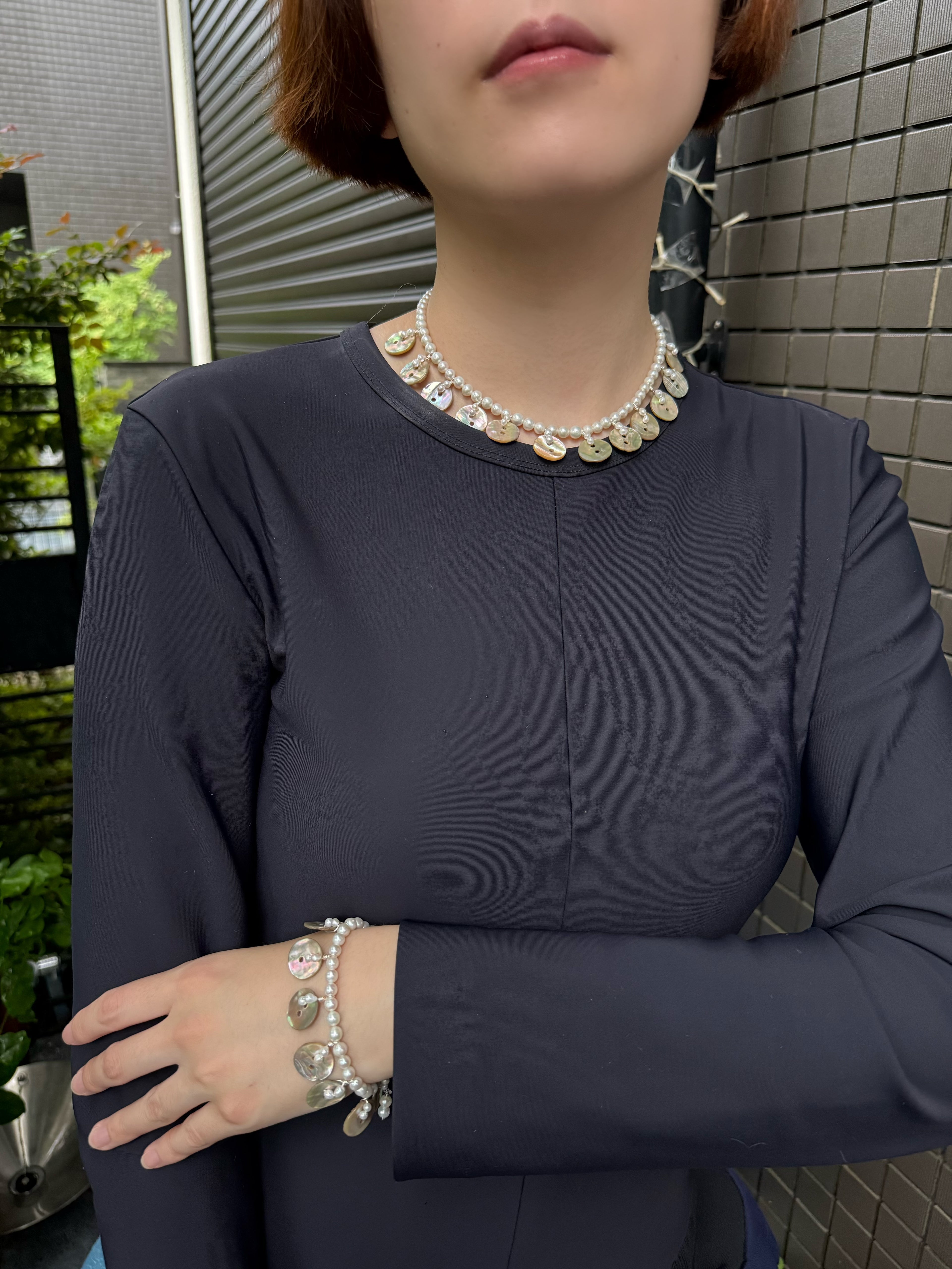 Shimmer Fragments | Shell & Pearl Choker
