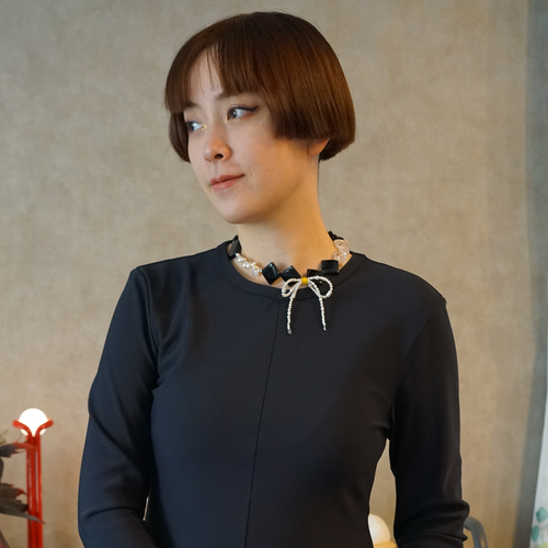 After Hours — Baroque Pearl & Agate Necklace