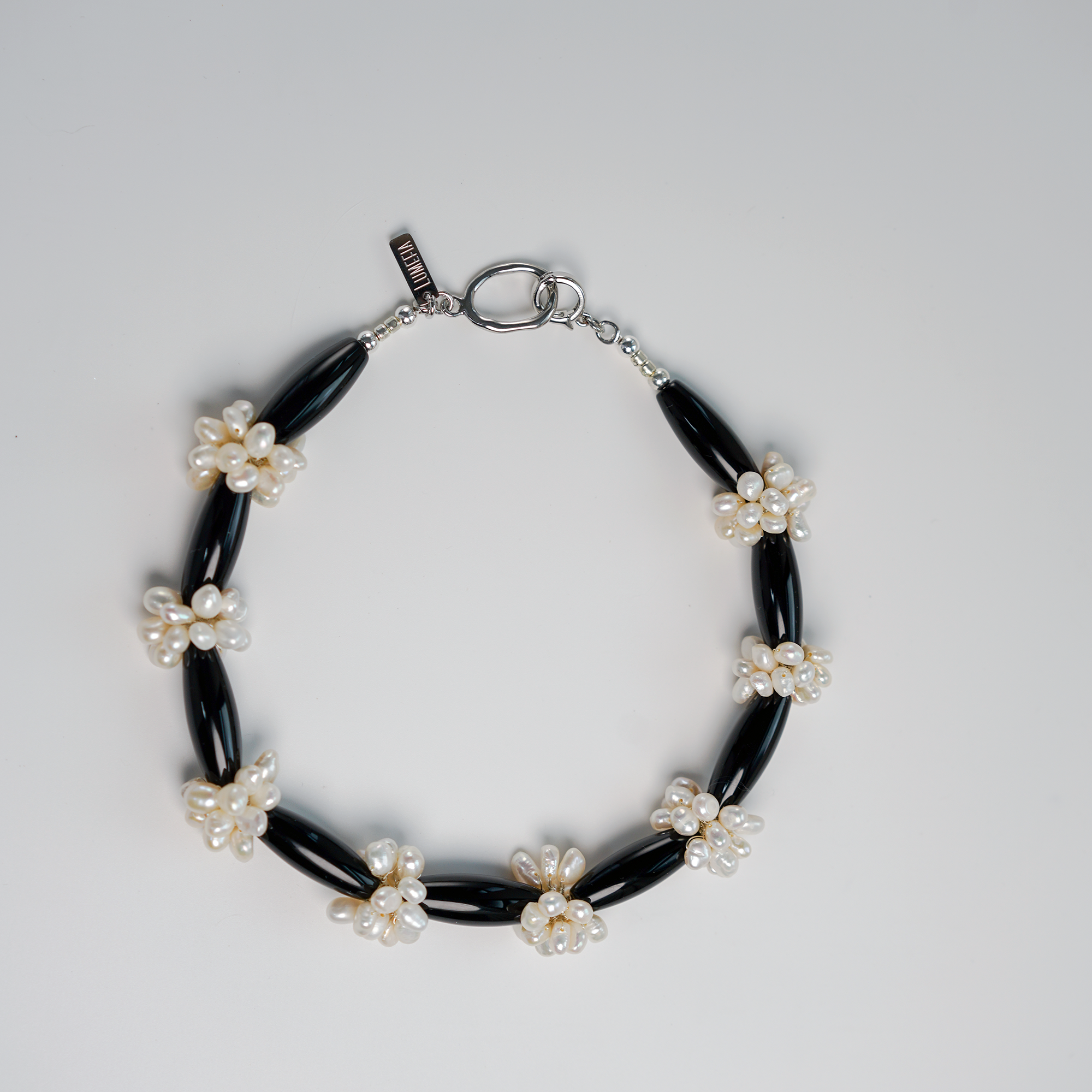 City Intervals — Agate & Baroque Pearl Necklace