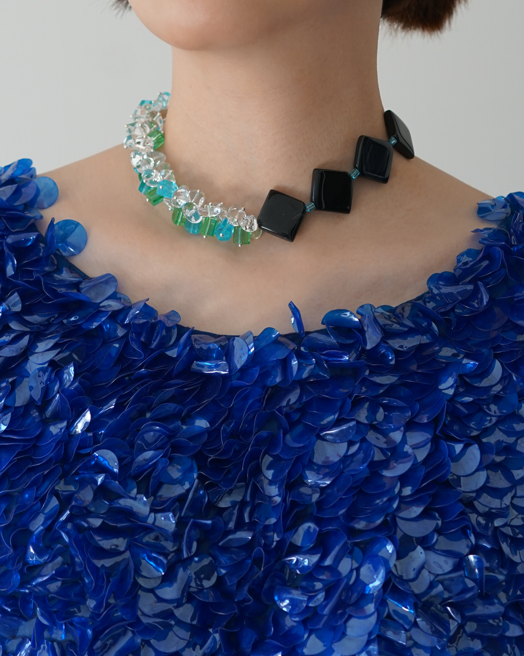 Concrete Belle — Baroque Pearl, Agate & Quartz Necklace