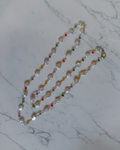 Neon Dusk— Hand-Linked Baroque Pearl Necklace
