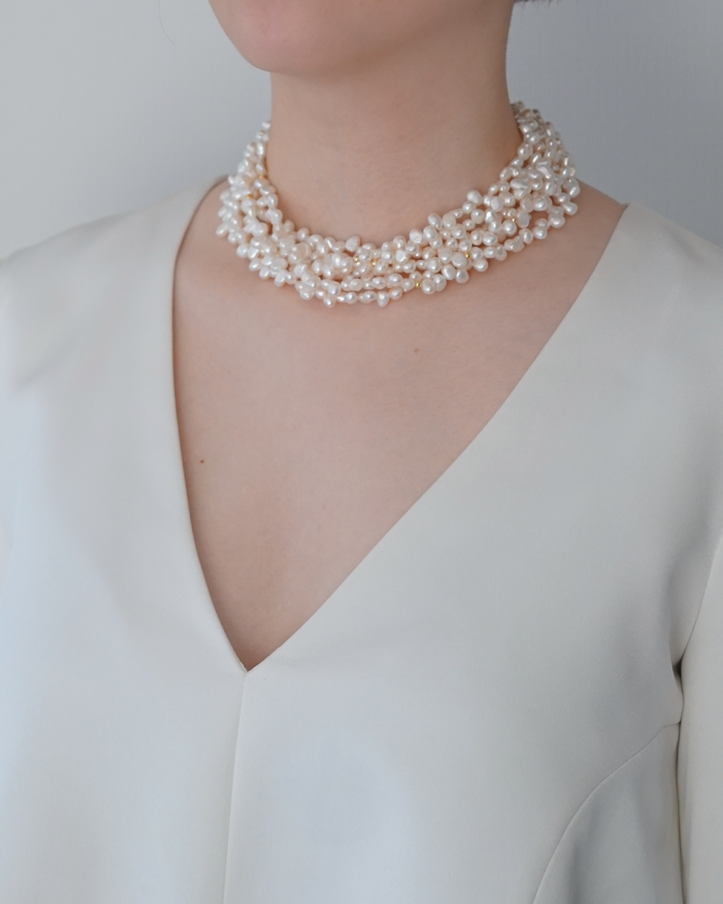 Pearl Cloud — Pearl Multi-Strand Necklace
