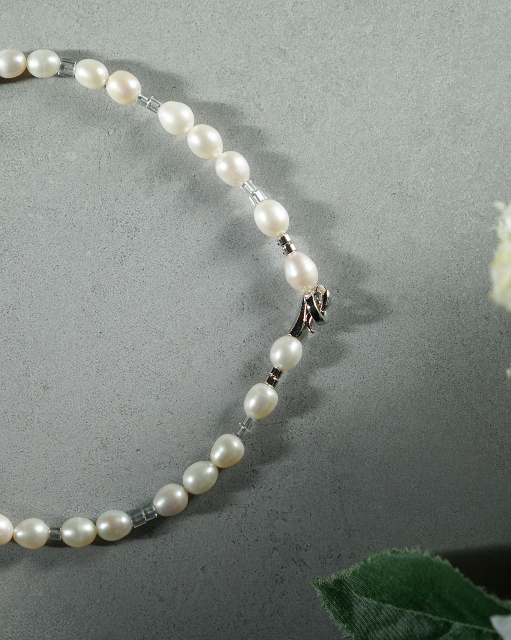 Morning Lilac — Quartz & Pearl Necklace