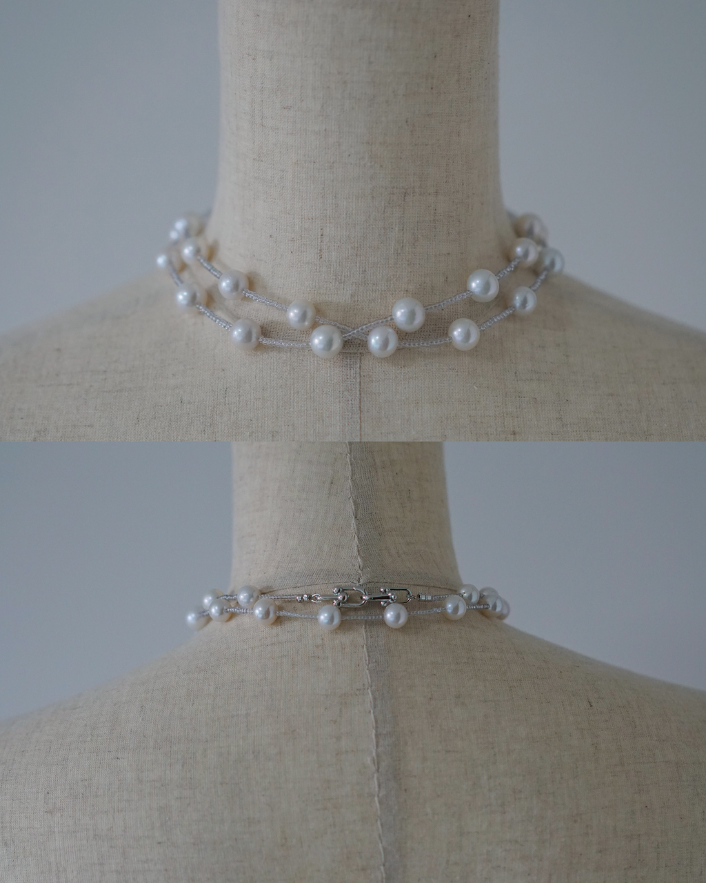 Star Trace — 2-Way Edison Pearl & Glass Necklace