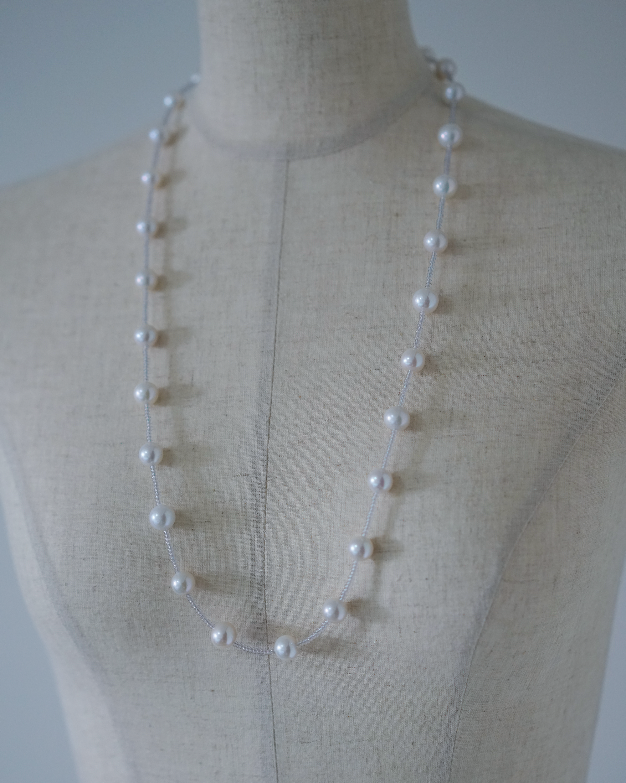 Star Trace — 2-Way Edison Pearl & Glass Necklace